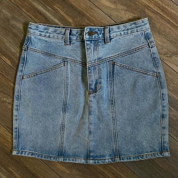 GLASSONS Denim Skirt - Picture 2 of 3